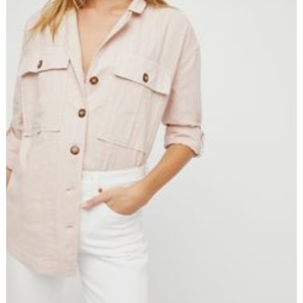Free People Button Up